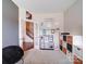 Bright playroom featuring creative artwork, a toy kitchen, and organized storage solutions at 114 Sierra Chase Dr, Statesville, NC 28677