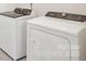 A modern, white Whirlpool washer and dryer set at 116 Obadiah Ct, Mooresville, NC 28115