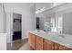 Bathroom features double vanity, walk-in closet and natural lighting at 161 Dairy Farm Rd, Mooresville, NC 28115
