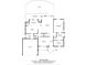 Detailed floor plan showcasing the layout of the first floor, including the kitchen and primary bedroom at 161 Dairy Farm Rd, Mooresville, NC 28115