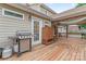 Backyard deck with grill and outdoor storage, perfect for outdoor entertaining at 1724 Windy Rush Ln, Gastonia, NC 28054