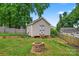Features a fire pit and storage shed, enhancing outdoor living and practicality at 1724 Windy Rush Ln, Gastonia, NC 28054
