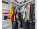 Organized walk-in closet with shelving and hanging space at 195 Bluebird Ln, Salisbury, NC 28146