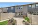 Cozy fenced backyard with lovely patio, landscaping and small garden at 19812 Elise Caroline Aly, Davidson, NC 28036