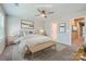 Virtually staged bedroom featuring modern décor and ample natural light at 19812 Elise Caroline Aly, Davidson, NC 28036