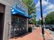 Street view of Ben & Jerry's Ice Cream shop with outdoor seating area and ample parking available at 19812 Elise Caroline Aly, Davidson, NC 28036