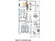 Detailed first floor plan showcasing layout of living spaces, kitchen, garage, and owner's suite at 20396 Queens St, Cornelius, NC 28031
