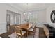 Inviting dining room with natural light, a wooden table, and stylish furnishings for comfortable dining at 2185 Loire Valley Dr, Fort Mill, SC 29707