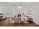 Bright living room boasts coffered ceilings, fireplace, and stylish decor at 2185 Loire Valley Dr, Fort Mill, SC 29707
