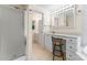 Bright bathroom with a vanity and ample storage, plus a glass-enclosed shower at 2315 Lanesboro Rd, Marshville, NC 28103