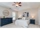Serene main bedroom with tray ceilings, decorative accents, and coordinating furniture set at 2331 Whitford Ln, Charlotte, NC 28210