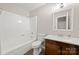 Bathroom with bathtub, vanity, and tiled floor at 3000 Low Gap Rd, Waxhaw, NC 28173