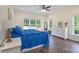 Bright bedroom with large windows, hardwood floors, and white dresser at 3178 Newcastle Dr # 42, Rock Hill, SC 29732