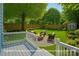 Backyard oasis with fire pit area and comfortable seating perfect for outdoor entertainment at 331 Solomon St, Charlotte, NC 28216