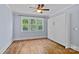 Bright bedroom with large windows and a built-in storage cabinet at 331 Solomon St, Charlotte, NC 28216