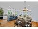 Stylish kitchen with an island, modern appliances, and an open layout connecting to the living area at 331 Solomon St, Charlotte, NC 28216