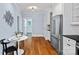 Eat-in kitchen with stainless steel appliances, and breakfast table at 331 Solomon St, Charlotte, NC 28216