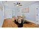 Bright office space with hardwood floors and stylish decor at 331 Solomon St, Charlotte, NC 28216