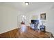 Office space with hardwood floors and french doors to the foyer at 436 Third Baxter St, Fort Mill, SC 29708