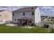 Enjoy the backyard patio with gazebo, perfect for outdoor dining and relaxation at 5003 Singletree Ln, Indian Trail, NC 28079