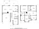 This floor plan shows the layout and dimensions of the home's two floors at 5003 Singletree Ln, Indian Trail, NC 28079