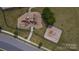 Aerial view of community playground and park at 5003 Singletree Ln, Indian Trail, NC 28079