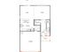 Layout showcasing the open-concept design including kitchen, Gathering room, nook, garage, and pantry at 522 Ramona St # 44, York, SC 29745