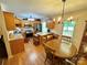 Inviting kitchen with granite countertops, stainless steel appliances, and a breakfast nook area at 675 Godbey Rd, Salisbury, NC 28147