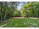 Enjoy the serene backyard, offering ample space for recreation and gardening in a private setting at 6795 Montgomery Rd, Lake Wylie, SC 29710