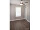Comfortable bedroom with ceiling fan, window, and closet at 728 Morningside Dr, Mount Holly, NC 28120