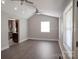 Spacious living room featuring vaulted ceilings, recessed lighting, and hardwood floors at 728 Morningside Dr, Mount Holly, NC 28120