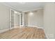 Open office space with wood floors, recessed lighting, and french doors at 7362 Overjoyed Xing, Charlotte, NC 28215