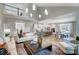 Spacious living room with high ceilings open to kitchen, perfect for entertaining at 7513 Lancaster Hwy # 6, Waxhaw, NC 28173