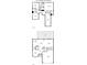 Detailed floor plan illustrating the layout of the first and second floors of the home at 1051 Streamlet Way, Monroe, NC 28110