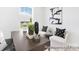 Bright home office with a desk, chairs, modern decor, and a window offering outdoor views at 11716 Avocet St # 75, Charlotte, NC 28215
