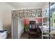 Unique bedroom design featuring a lofted bed and an efficient use of space for study and storage at 1215 Cardinal Dr # 9, Gastonia, NC 28052