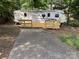 RV with a new wooden deck for relaxing and enjoying the outdoors at 131 Twin Bluff Trl, Mount Gilead, NC 27306