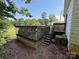 Wooden deck with stairs and lattice at 1445 33Rd Sw St, Hickory, NC 28602