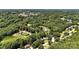 Aerial view of a charming neighborhood surrounded by lush greenery and mature trees in a serene community at 147 35Th Ne Ave, Hickory, NC 28601