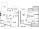 Detailed floor plan showcasing layout of main and upper levels, including bedrooms, kitchen, and living areas at 15826 Hollingbourne Rd, Huntersville, NC 28078