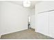 Comfortable bedroom with large closets, carpeting, and neutral paint colors at 163 Crenshaw Nw Pl, Concord, NC 28027