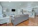 Open-concept living space seamlessly combining living and kitchen areas for modern living at 1715 Wensley Dr, Charlotte, NC 28210