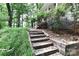 Landscaped path that leads up to the house at 173 Rocky River Rd, Mooresville, NC 28115