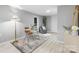 Bright home office featuring a desk, chair, lamp, and decor, with neutral wall paint at 1746 2Nd Street Sw Pl, Hickory, NC 28602
