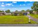 Quaint single story home with well-maintained landscaping, blue siding, and a long driveway at 211 Ridgecrest St, Kannapolis, NC 28081