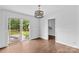 Bright living room with a large sliding door leading to outdoor deck at 211 Ridgecrest St, Kannapolis, NC 28081