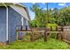 The yard features a wooden fence and landscaping at 211 Ridgecrest St, Kannapolis, NC 28081