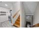 Staircase and Entryway with stainless steel appliances at 415 W 7Th St # H, Charlotte, NC 28202