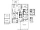 Detailed floor plan showcasing the layout of a house with dimensions and room arrangements at 577 Nesbe St # 2222, Lancaster, SC 29720