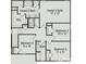 Upstairs floor plan showing owner's suite, bath, walk-in closet, bedrooms, bathroom, and laundry at 6336 Busch Ave, Midland, NC 28107
